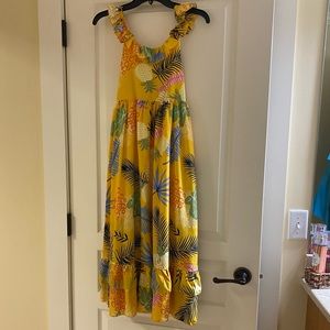 Bright Yellow Beach Dress (Girls)
